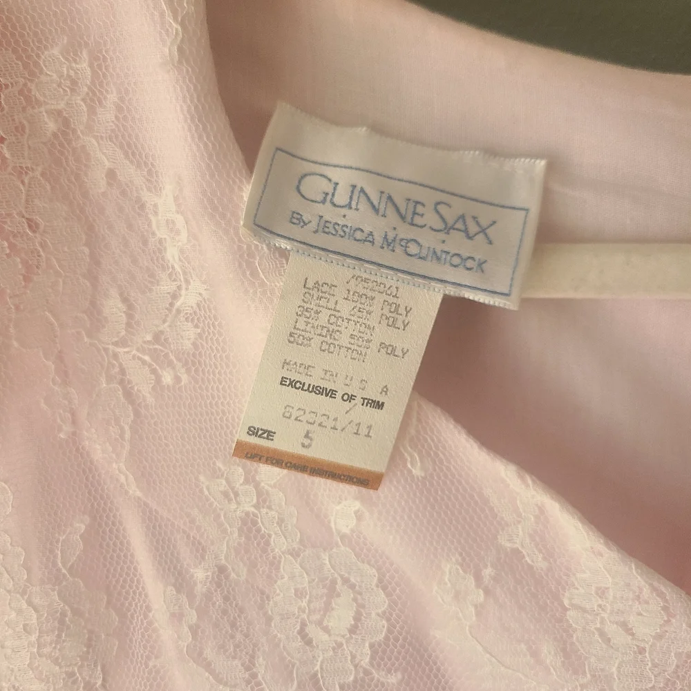 Vintage Gunne Sax by Jessica McClintock, Size 5 - Picture 3 of 5